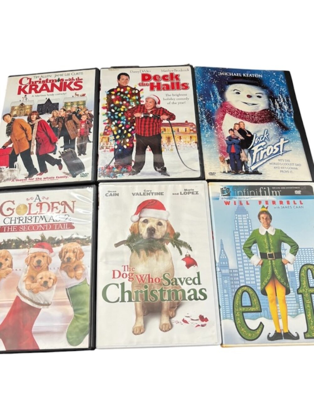 CHRISTMAS MOVIES - 6 - Christmas with the Kranks DECK THE HALLS Jack Frost ELF